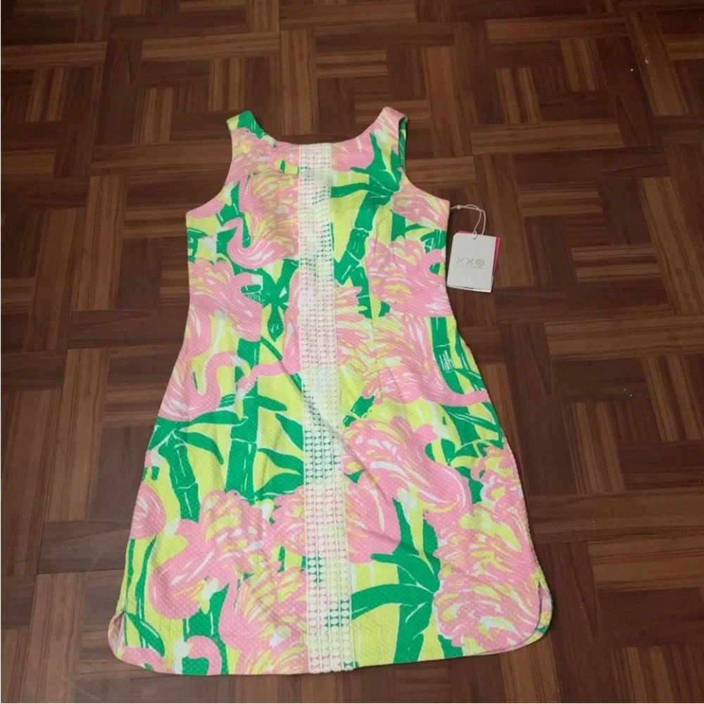 Lilly Pulitzer sleeveless fan dance shift dress - Picture 2 of 7